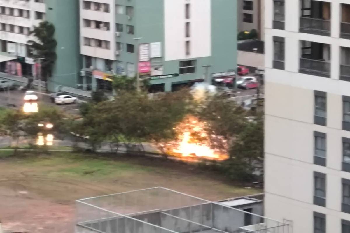 Transformador explodiu entre as quadras 105/106 de Águas Claras