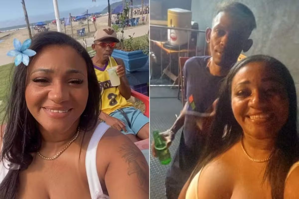 Com a chegada da Polícia Militar, o companheiro da mulher chegou a se golpear com a faca. Ele foi preso em flagrante - Metrópoles