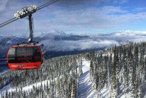 A duas horas de Vancouver, Whistler Blackcomb é um dos maiores e mais famosos destinos de esqui do Canadá