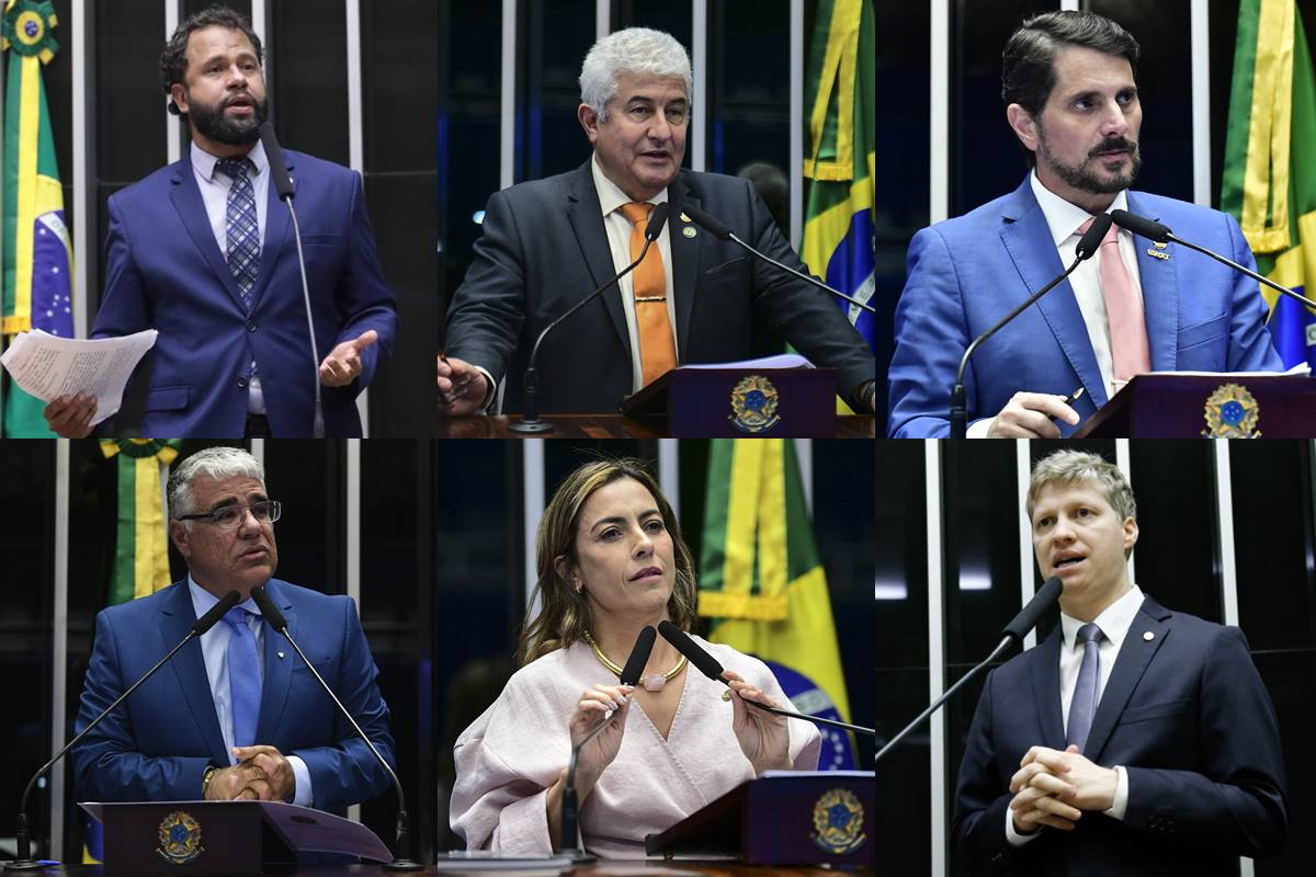 imagem colorida mostra candidatos à presidência da Câmara e do Senado no Congresso - Metrópoles