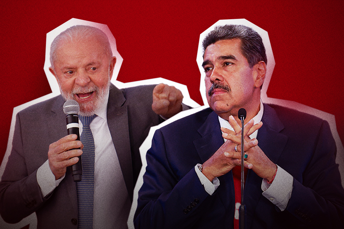 Colagem mostra Lula e Maduro - Metrópoles