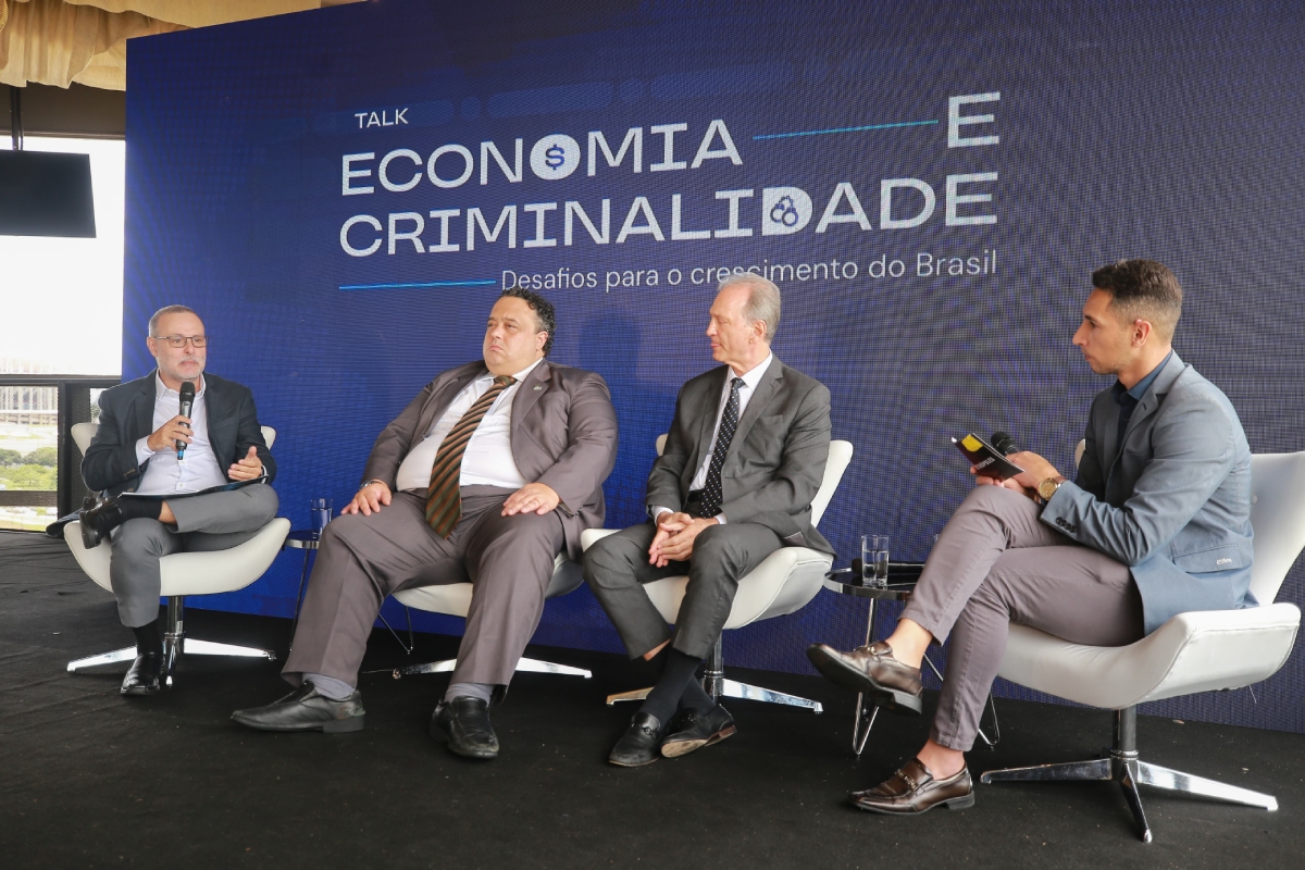 Foto colorida do Talk Economia e Criminalidade