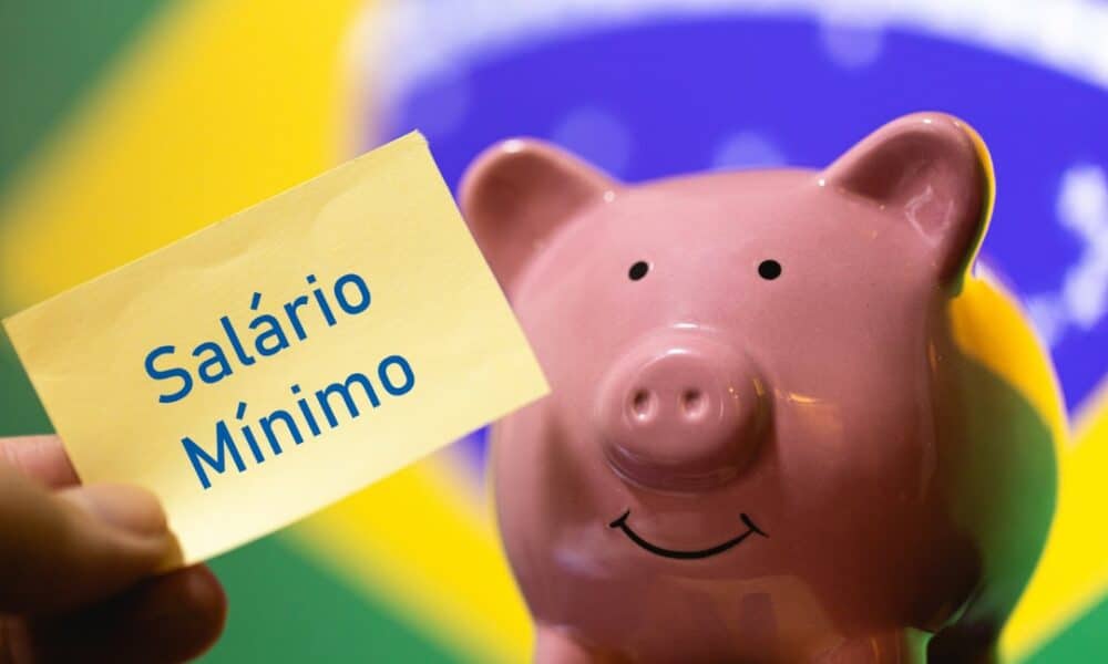 salario minimo dinheiro poupanca cofre