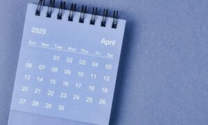 Calendário abril 2025