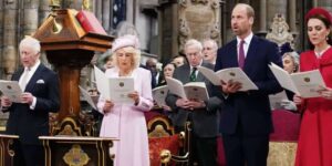 Charles, kate e Willians PA Media