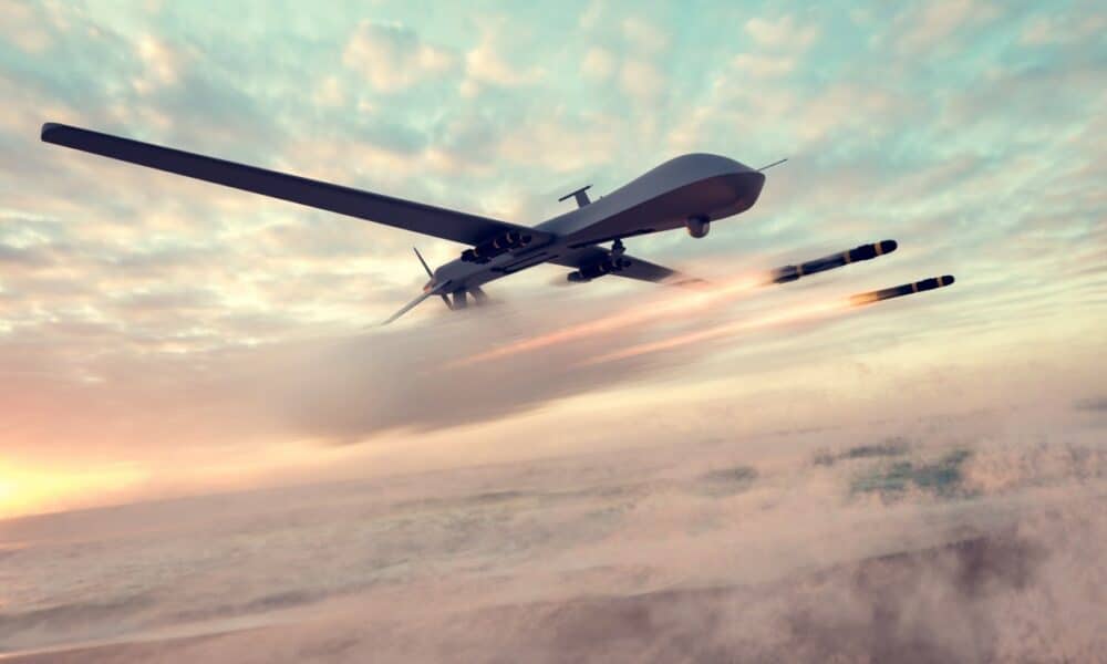 Drone militar guerra