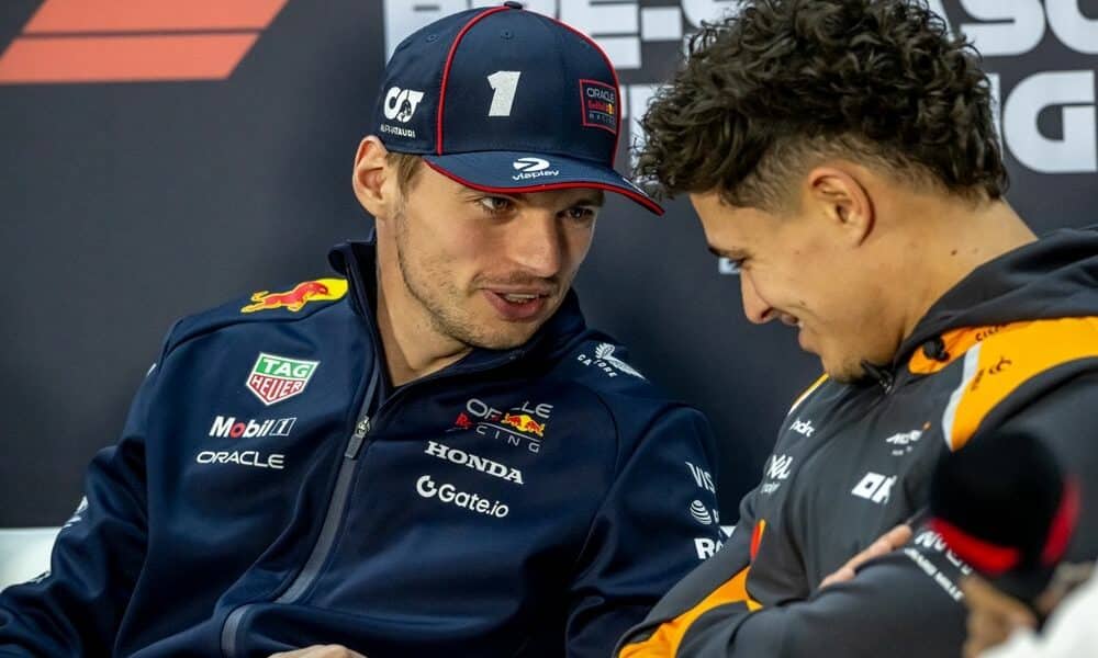 Max Verstappen e Lando Norris