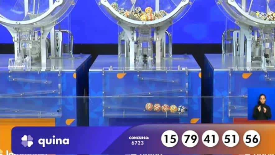 Resultado Quina 6723 oficial com prêmio acumulado de R$ 4,5 milhões hoje na Caixa